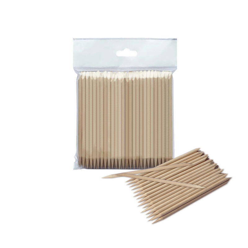 Staleks Pro-Bâtonnet d'orange EXPERT en bois 110 mm (100 pièces)